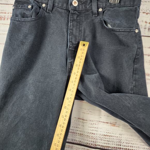 Vintage Levi’s Silvertab Loose Fit Jeans Black Denim 501 USA Made W31 L32 90s - Picture 7 of 10